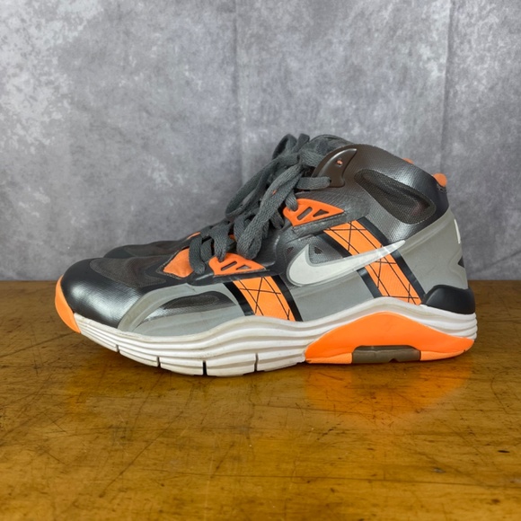 Nike Men’s Lunar 180 Trainers SC Cool Wolf Grey Atomic Orange 630922-002 Sz US 8 main image 9